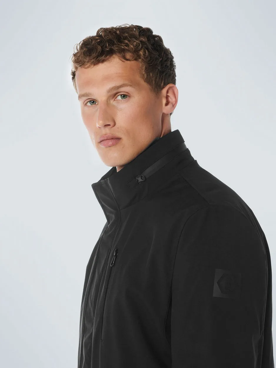 Jacket Long Fit Stretch Softshell | Black