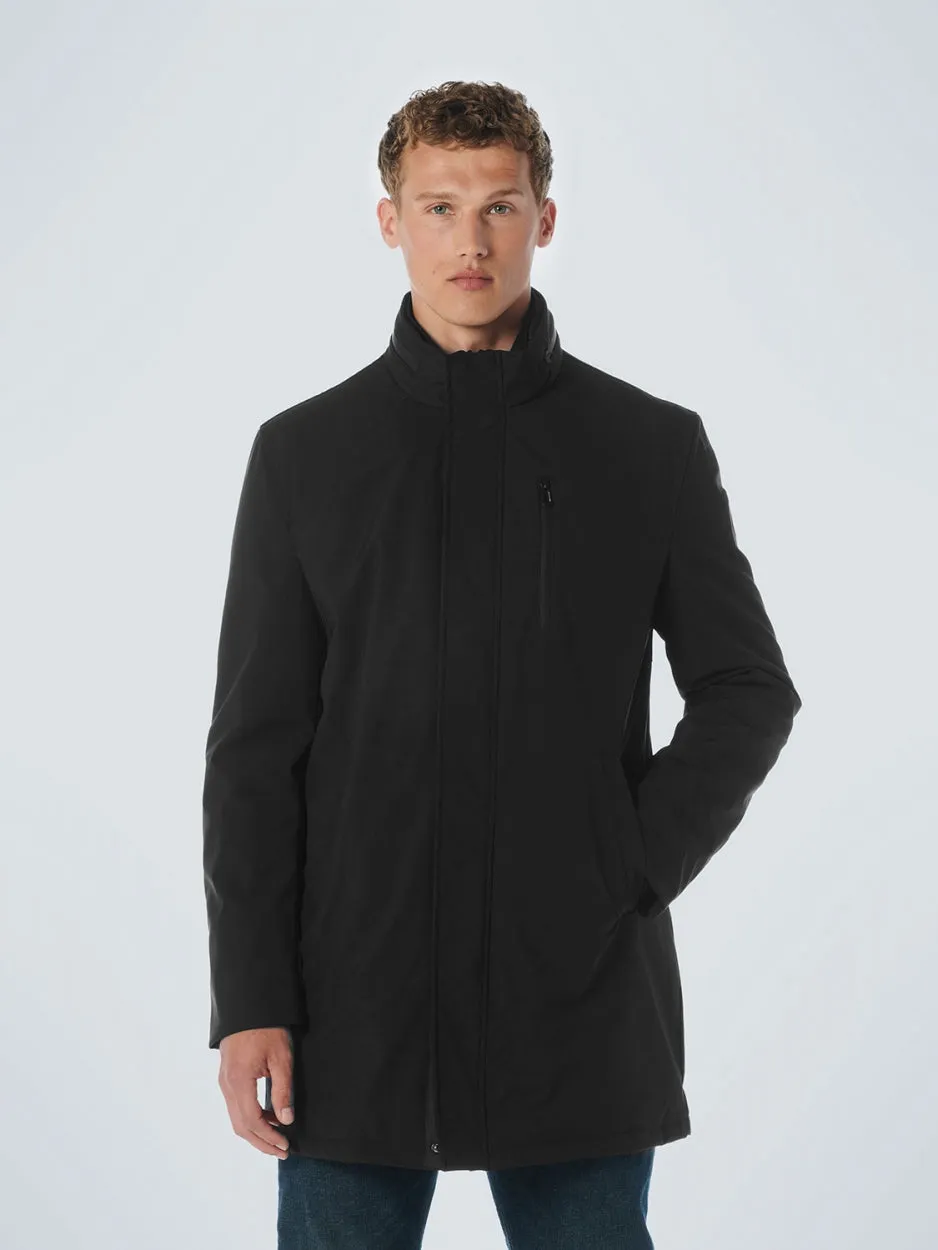 Jacket Long Fit Stretch Softshell | Black