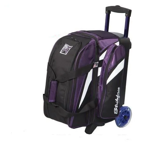 KR Strikeforce Cruiser Smooth Double Roller Purple White Black Bowling Bag