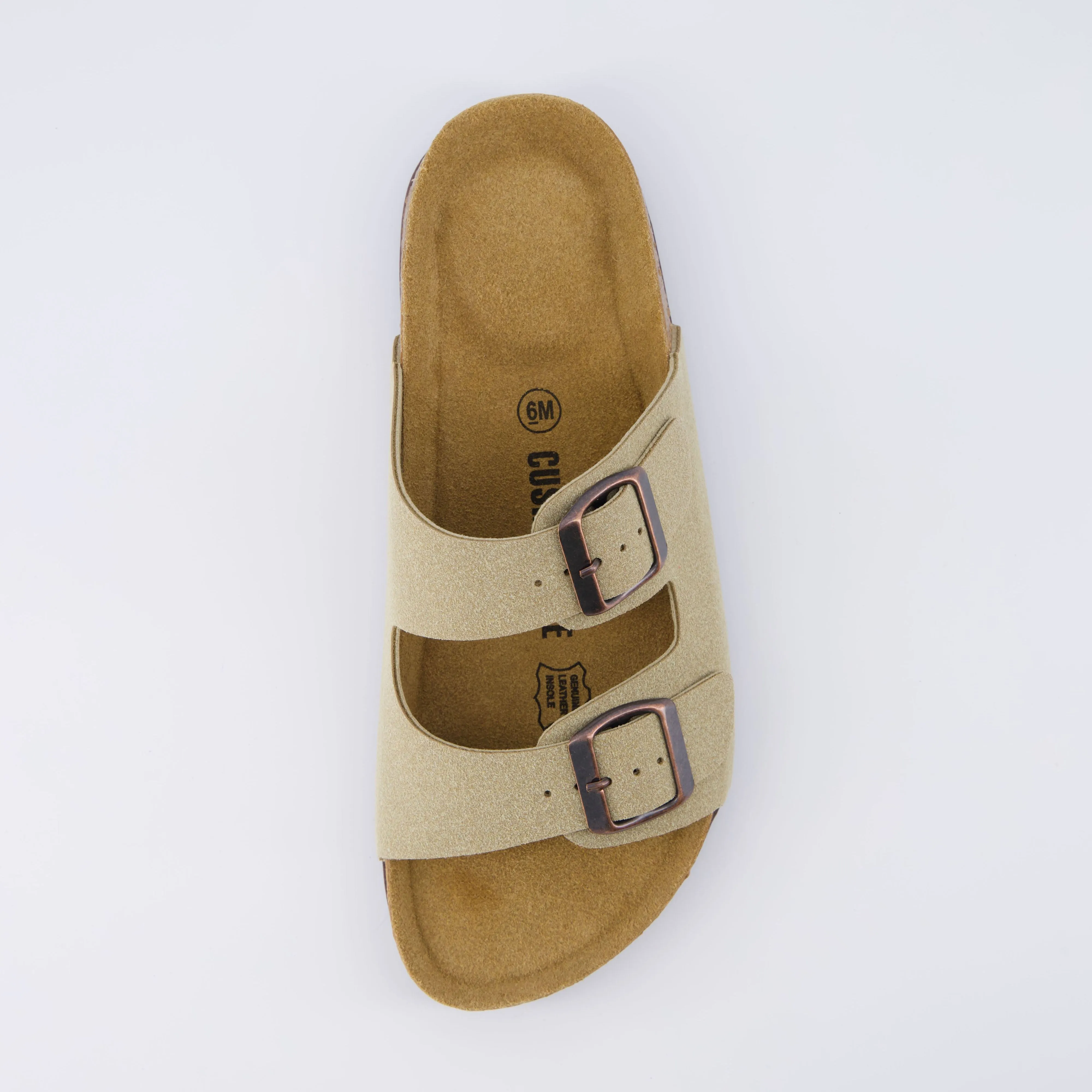 Lane Cork Footbed Sandal Suedes