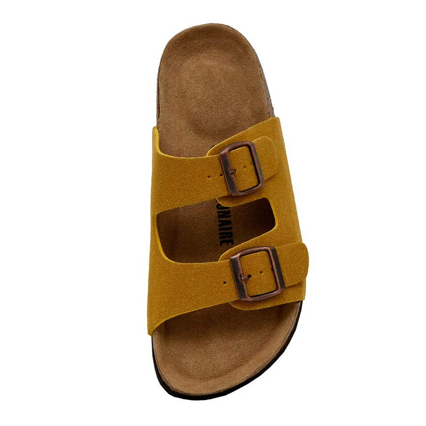 Lane Cork Footbed Sandal Suedes