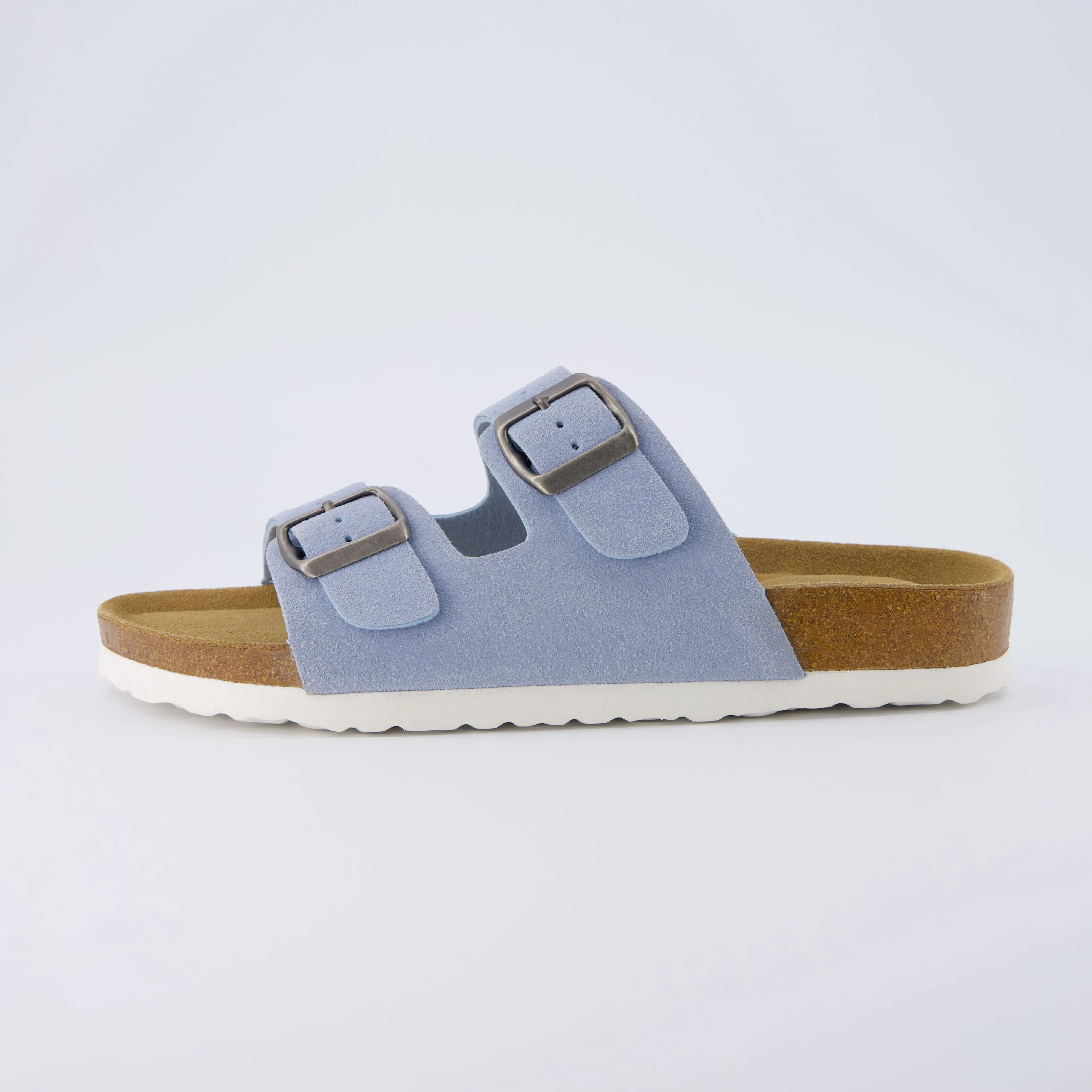 Lane Cork Footbed Sandal Suedes