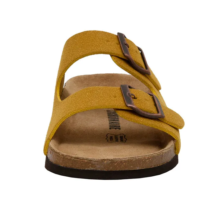 Lane Cork Footbed Sandal Suedes