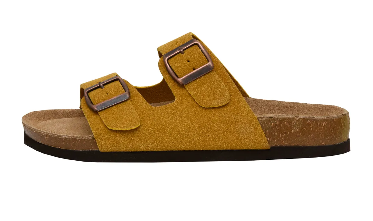 Lane Cork Footbed Sandal Suedes