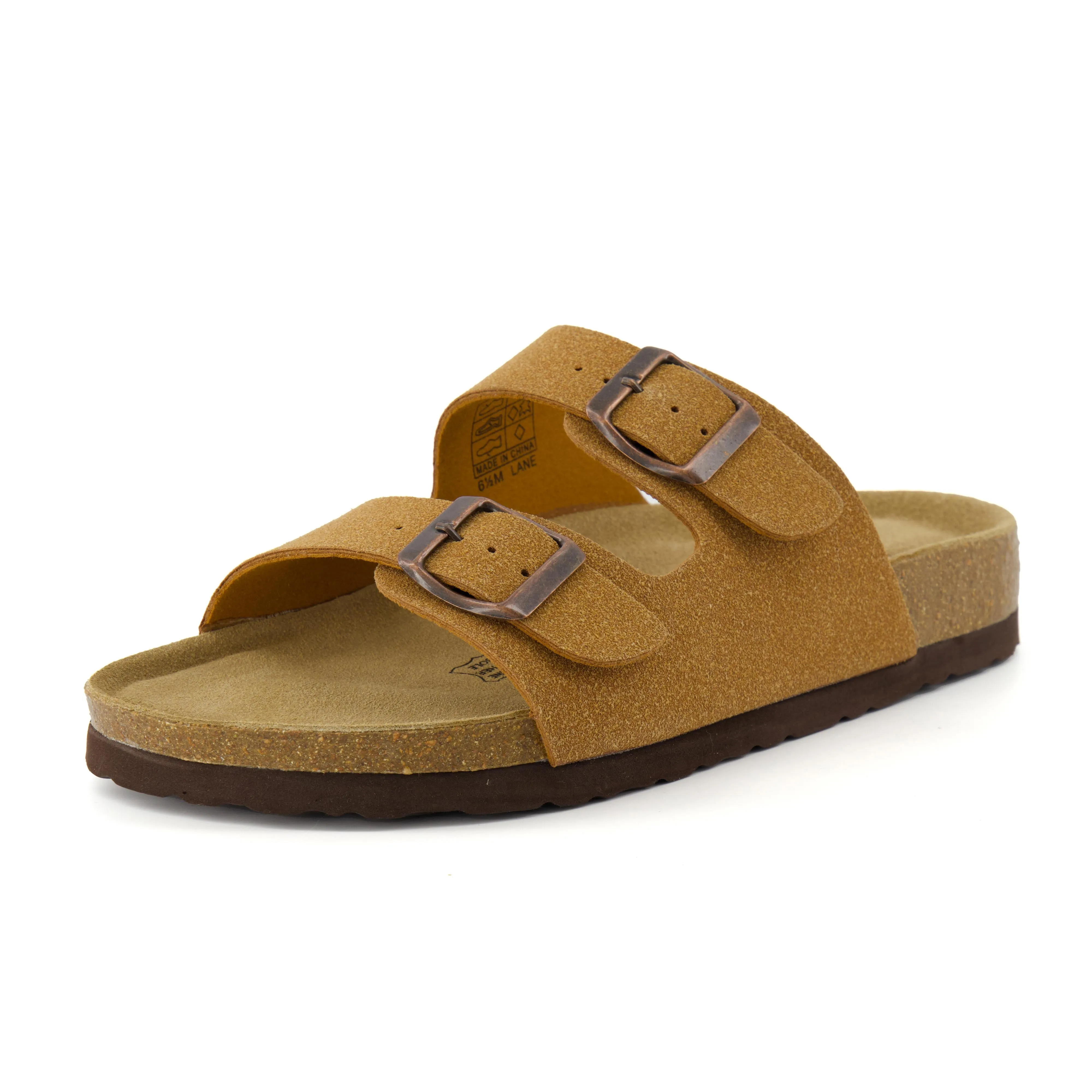 Lane Cork Footbed Sandal Suedes