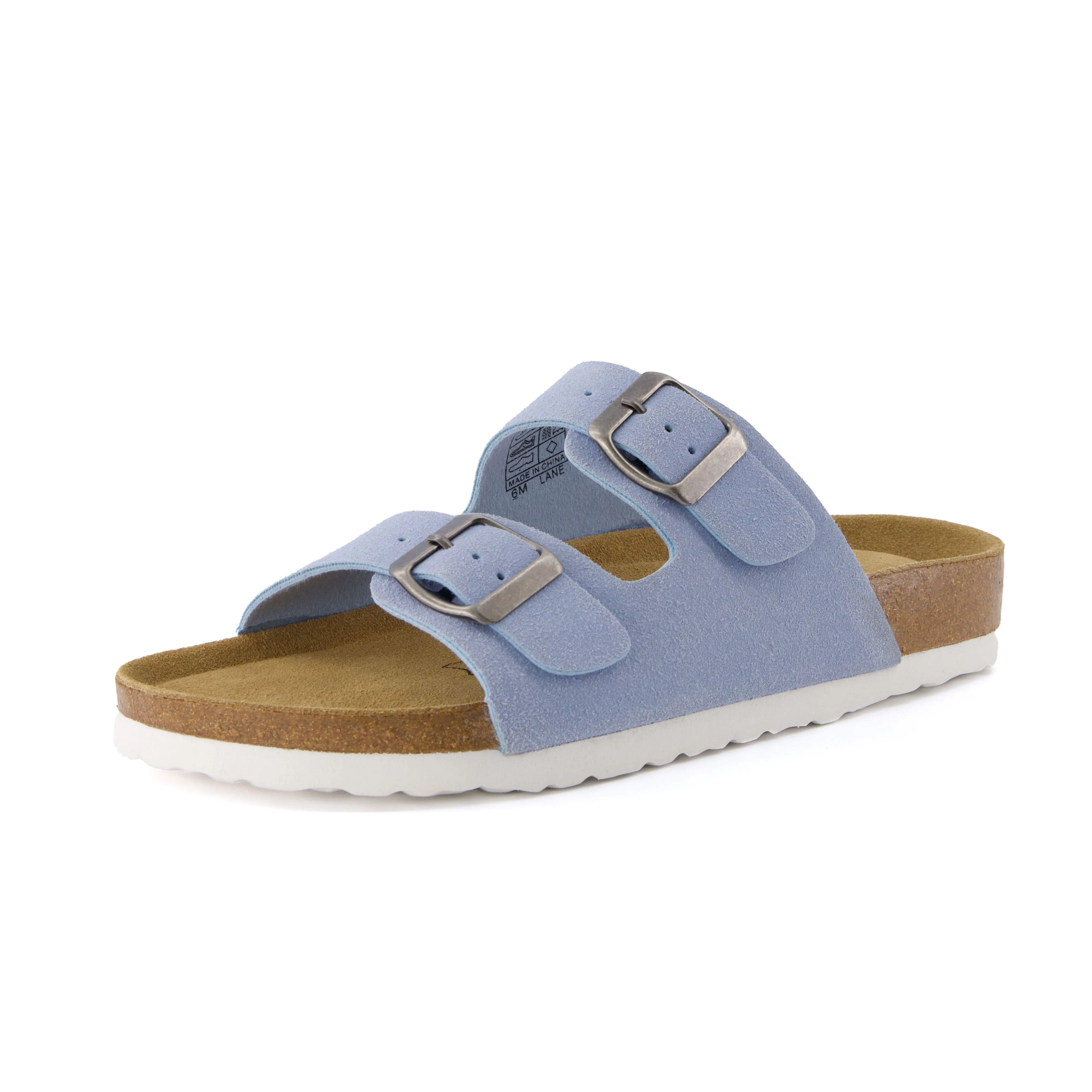 Lane Cork Footbed Sandal Suedes