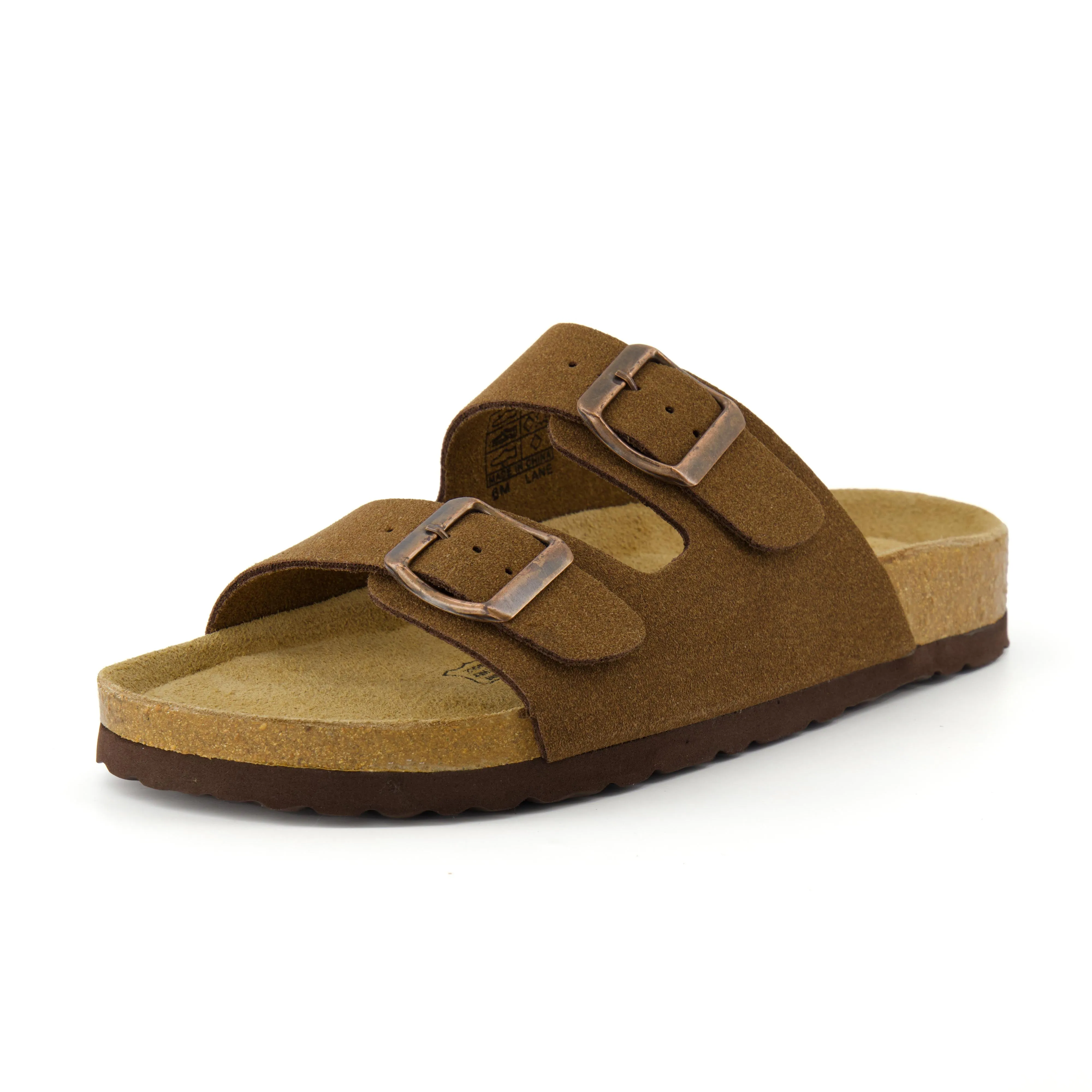 Lane Cork Footbed Sandal Suedes