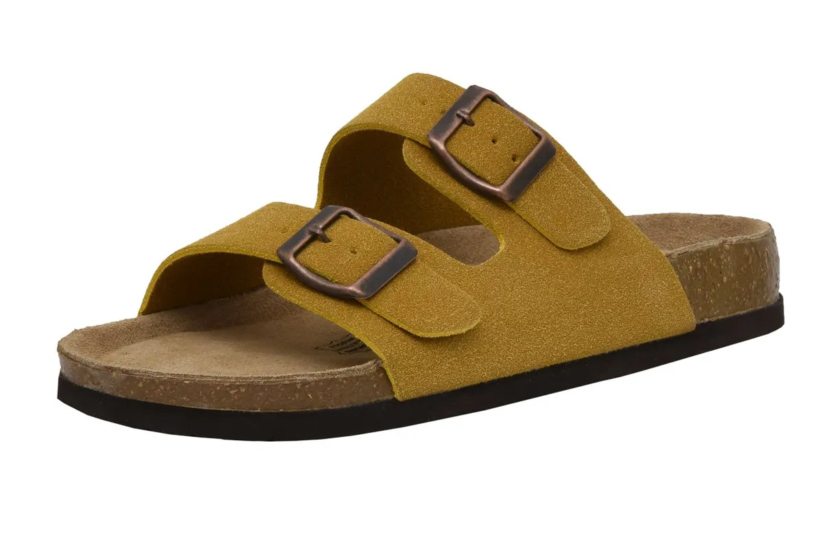 Lane Cork Footbed Sandal Suedes