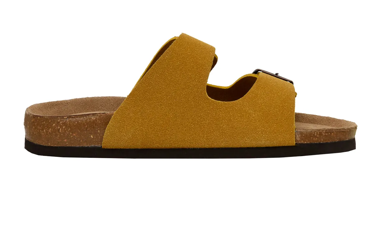 Lane Cork Footbed Sandal Suedes