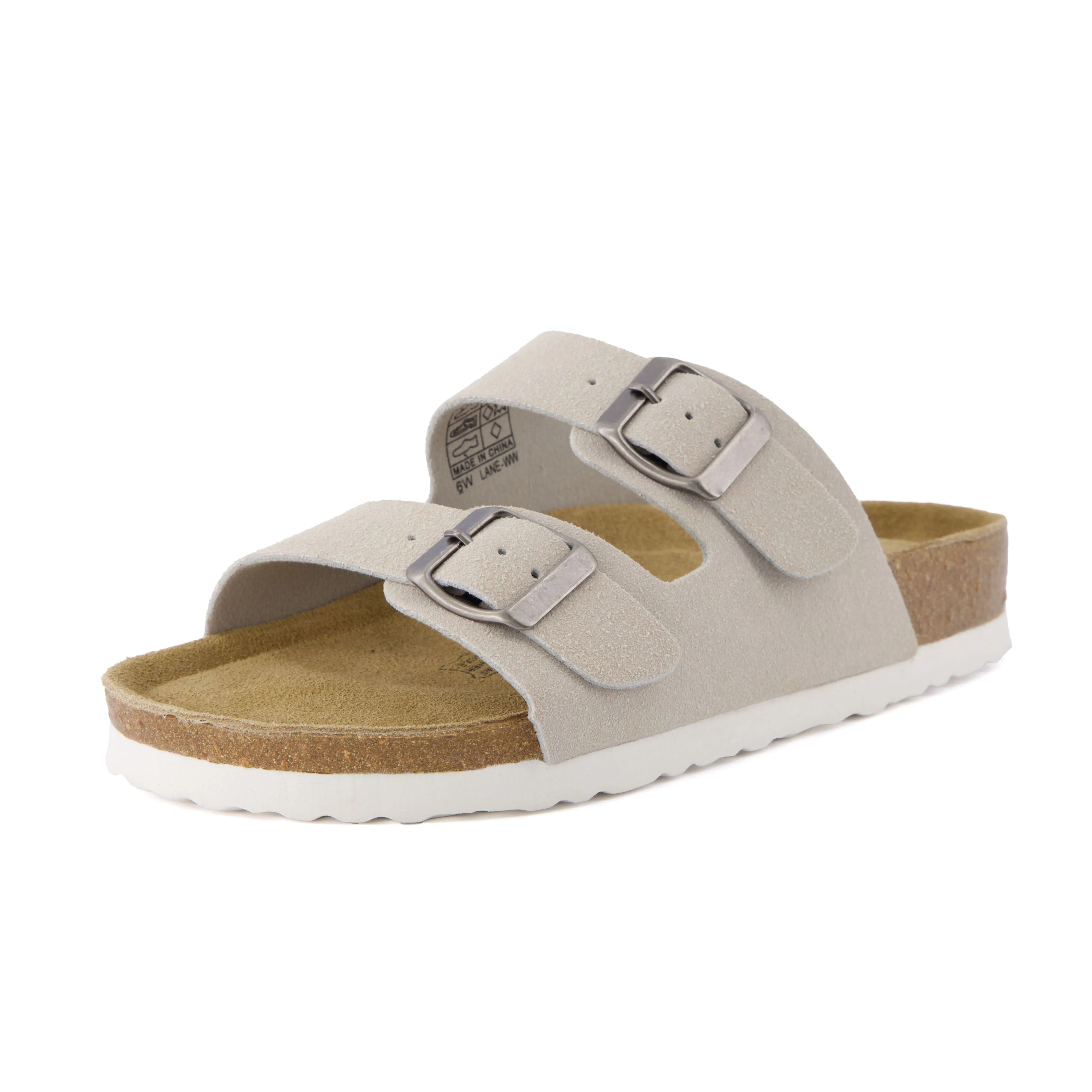 Lane Cork Footbed Sandal Suedes