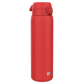 Leak Proof 1 Litre Thermal Water Bottle, Insulated, Red, 1L