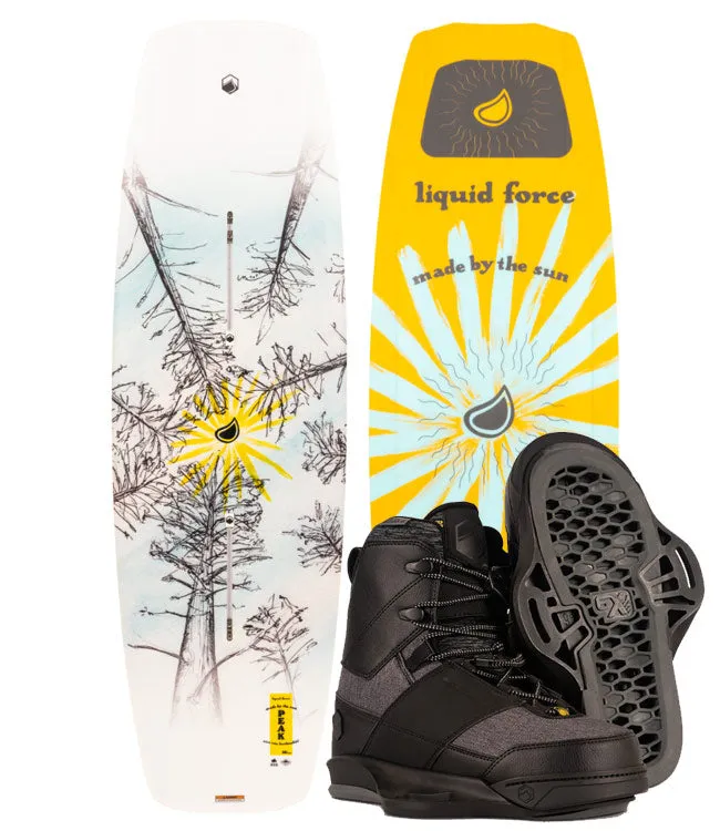 Liquid Force Peak Wakeboard Package with Peak Boots (2022)