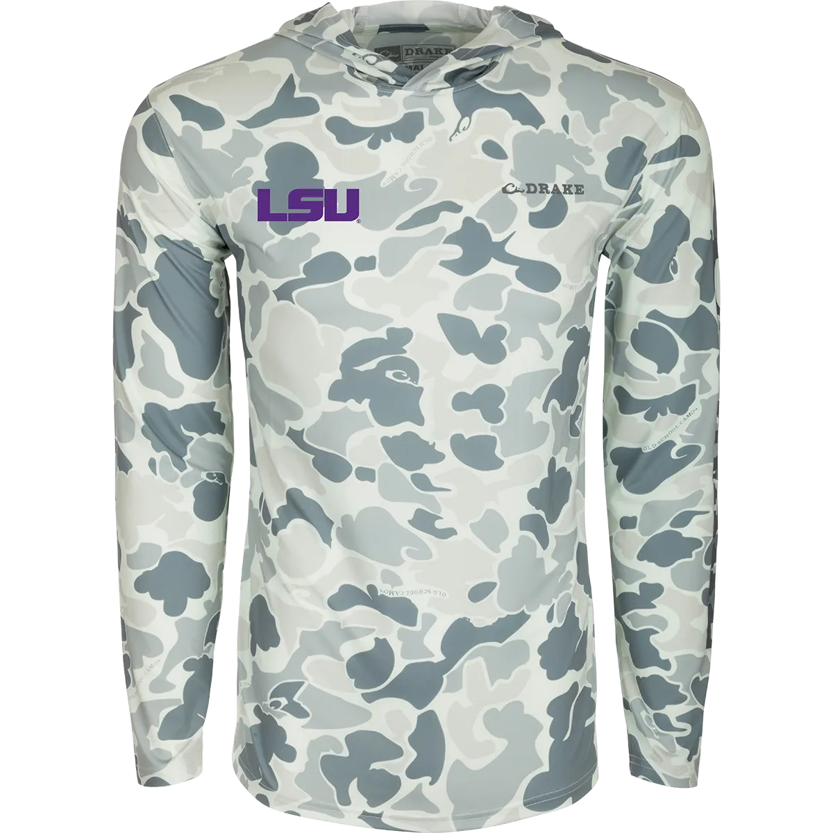 LSU Performance Long Sleeve Camo Hoodie