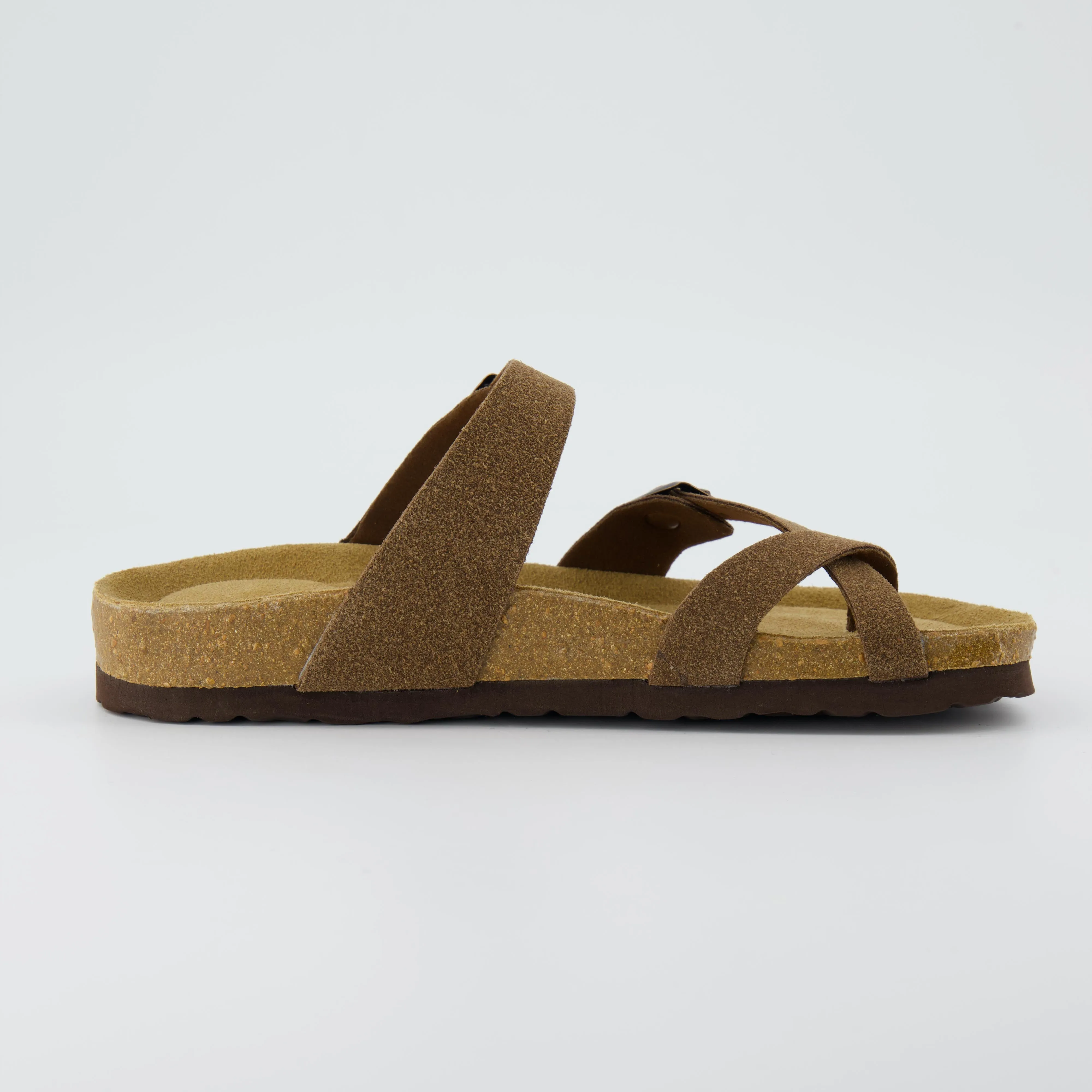 Luna Cork Footbed Sandal Suedes