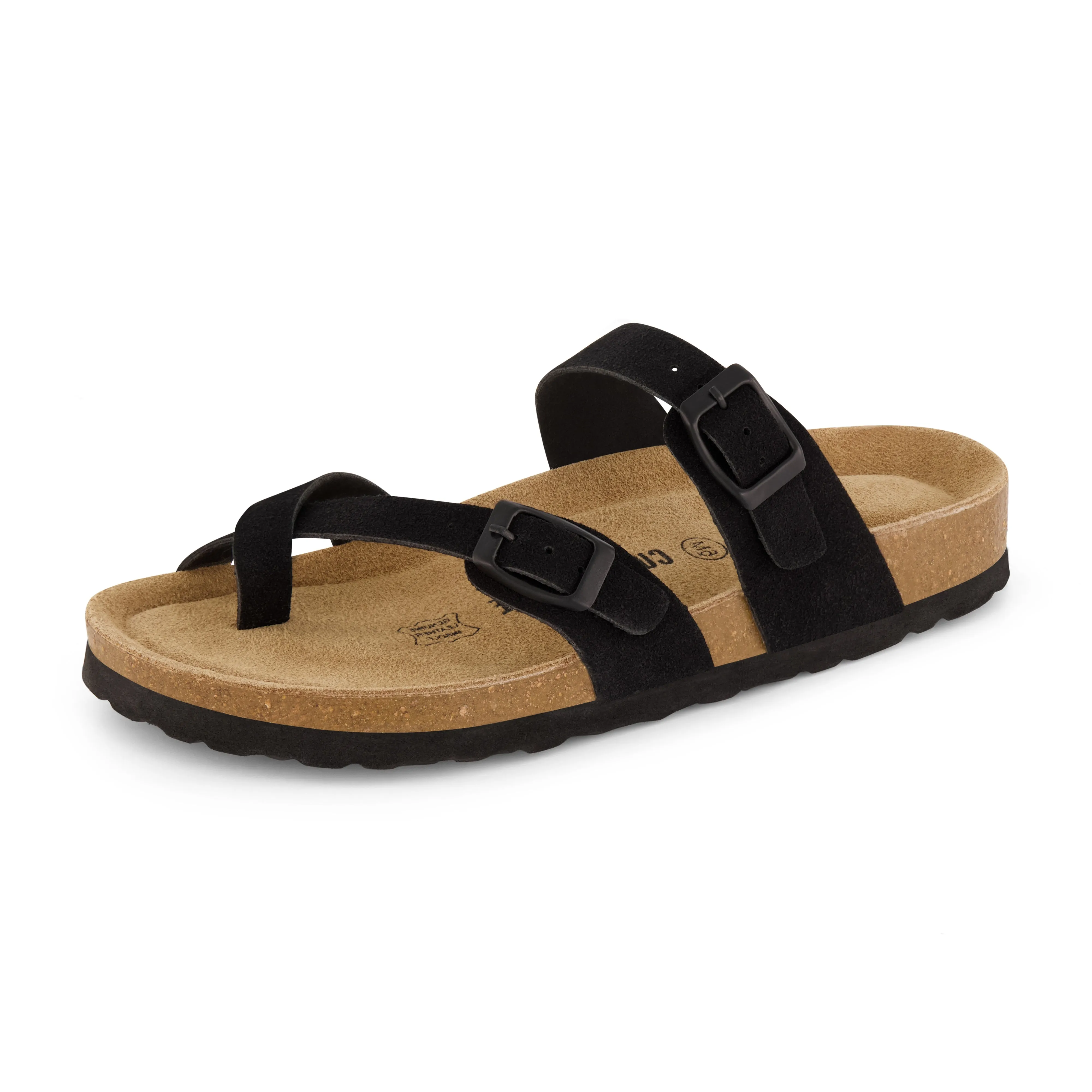 Luna Cork Footbed Sandal Suedes