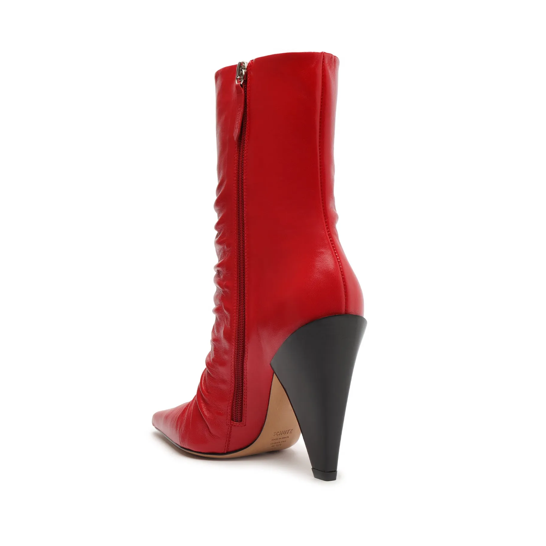 Lynn Nappa Leather Bootie