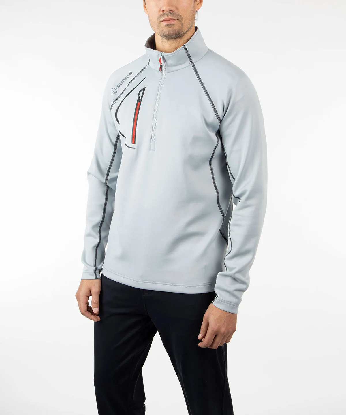 Men's Allendale SuperliteFX Stretch Thermal Half-Zip Pullover