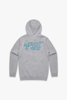 New Retro Pullover Hoodie - Heather Grey