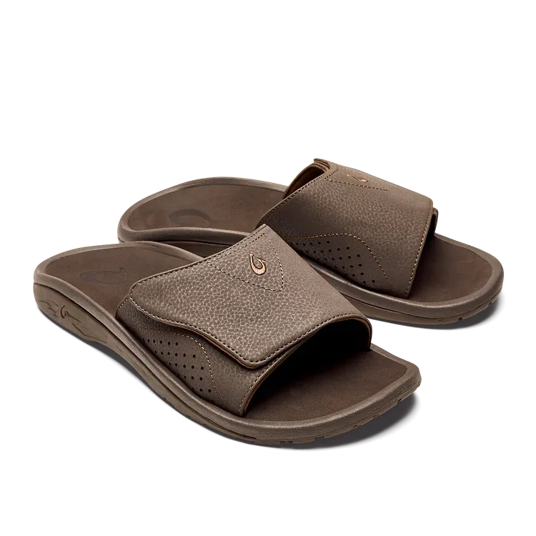 OLUKAI NALU SLIDE DARK JAVA