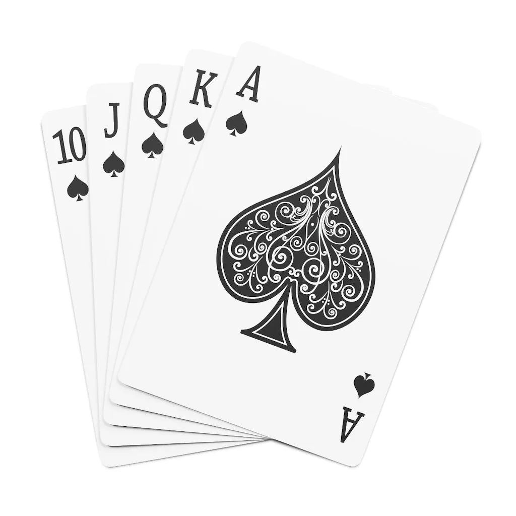 Pattern with diamond Custom Poker Cards