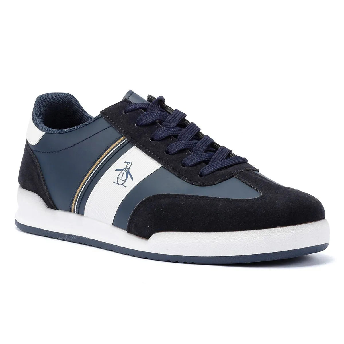 Penguin Gaz Men's Navy Trainers