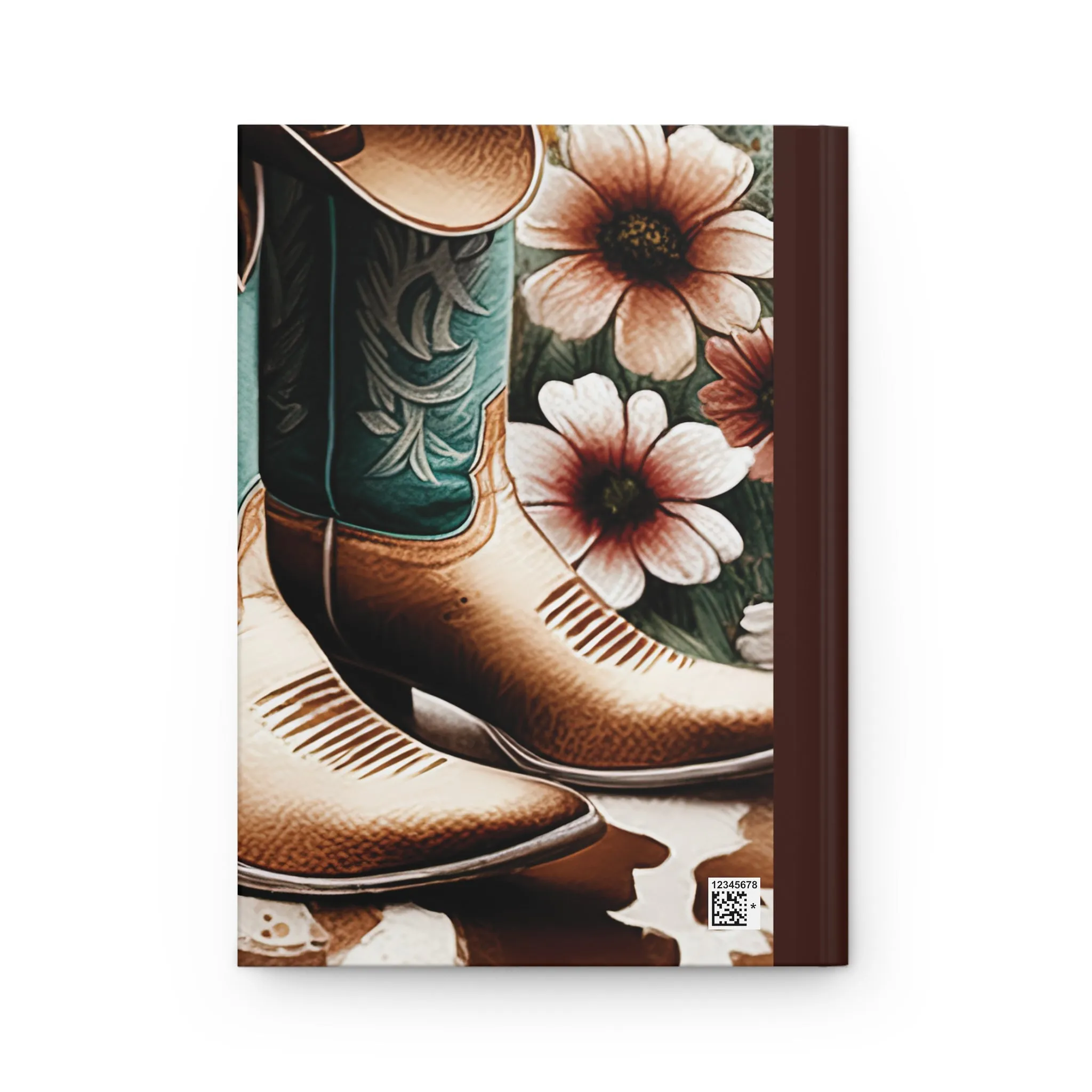 Personalised Hardcover Journal Matte, Country and Western,  Country Boots awd-1725