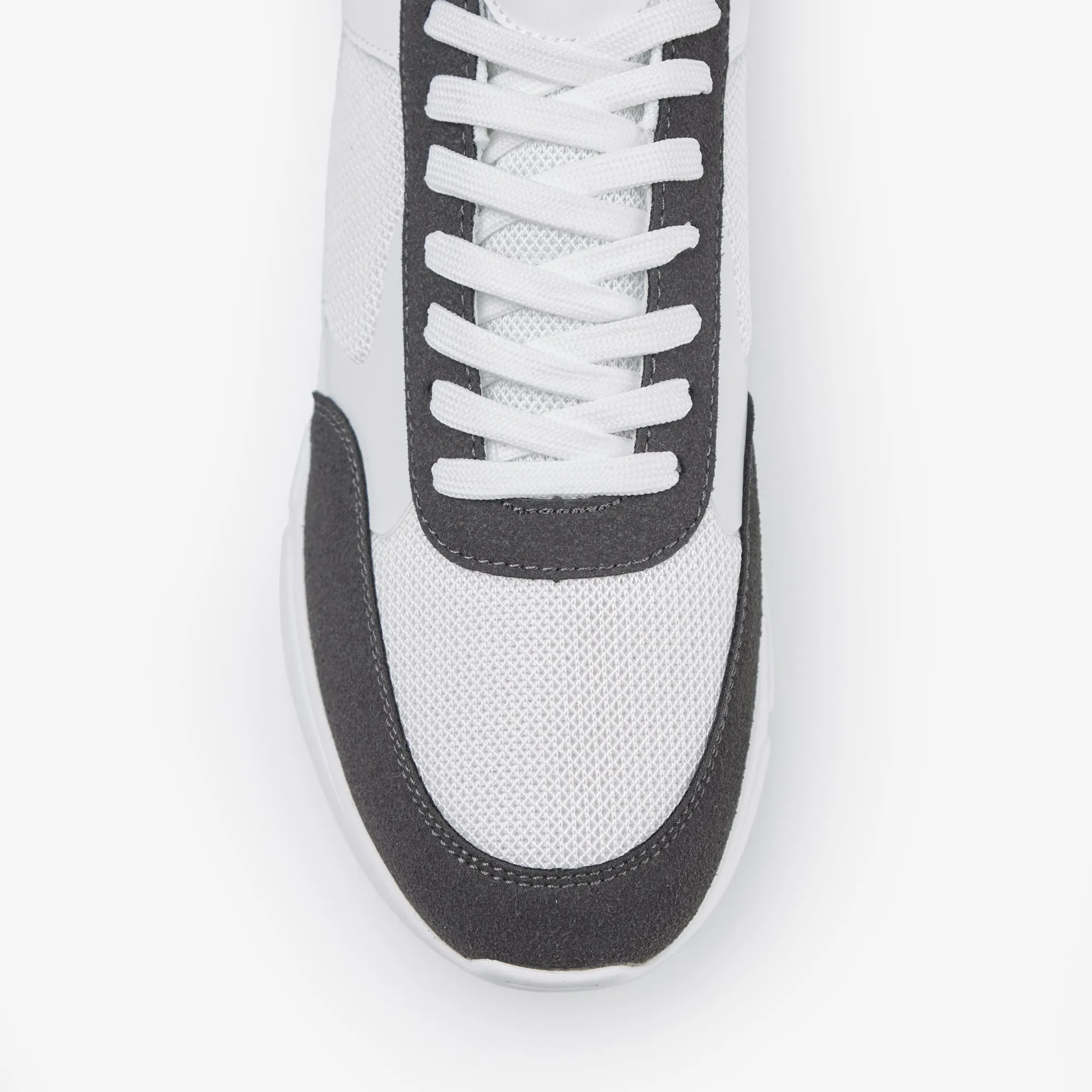 Premium Mesh Runner | White/Dark Grey