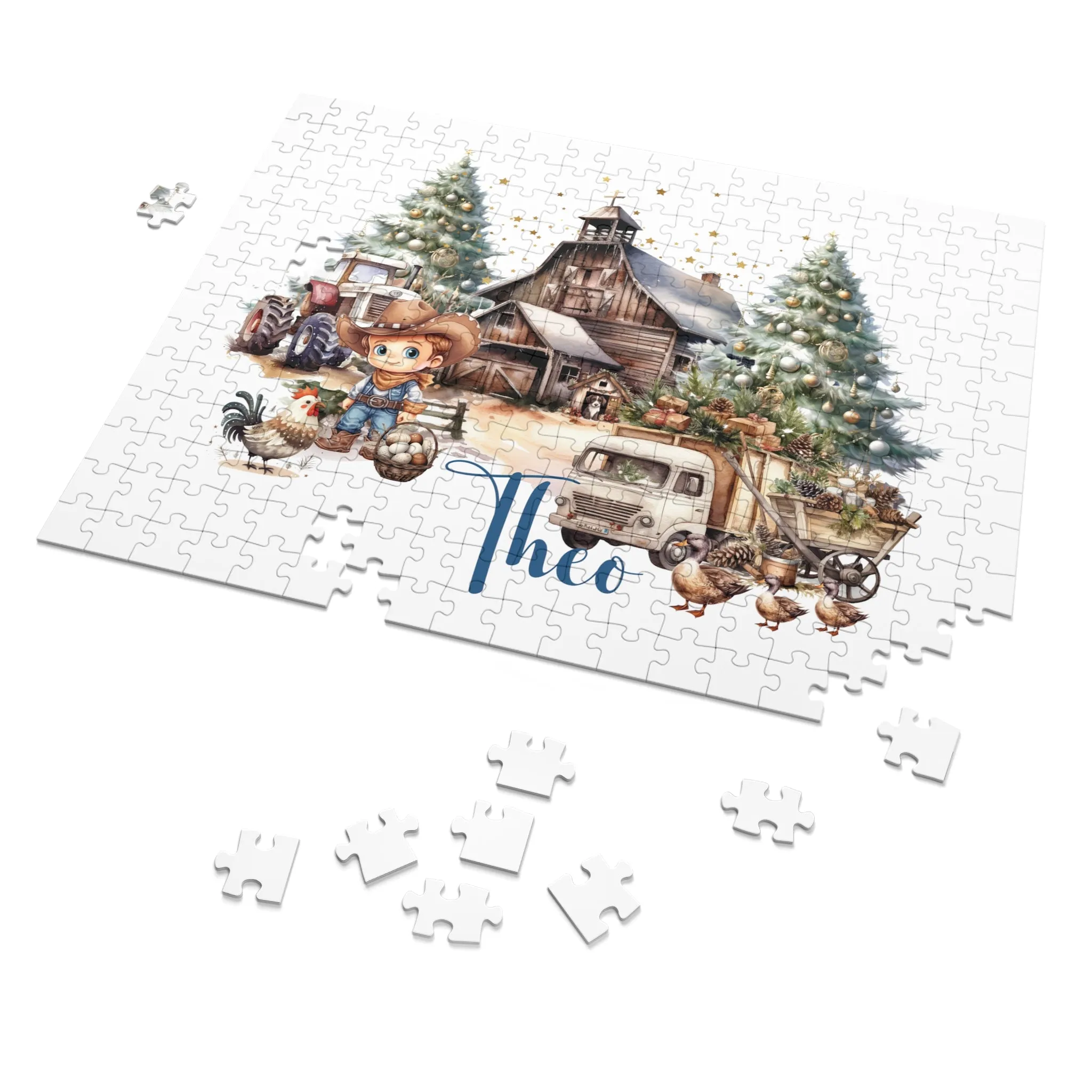 Puzzle, Country Cowboy, Personalised/Non-Personalised (30, 110, 252, 500,1000-Piece)