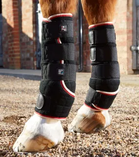 Quick Dry Horse Leg Wraps Black