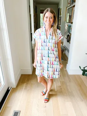 Rainbow Boots Nancy Dress