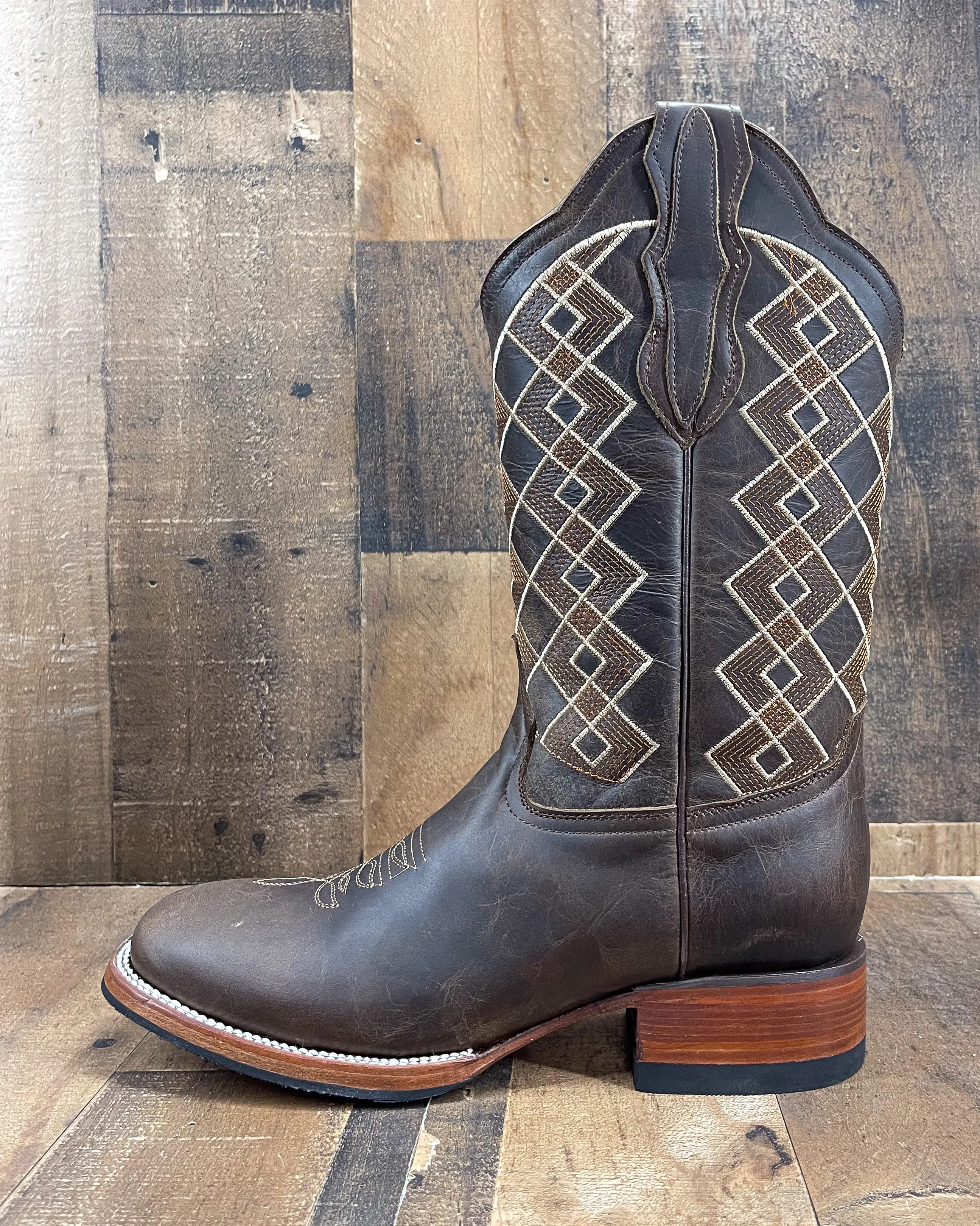 RHOMBUS | MEN SQUARE TOE COWBOY BOOTS