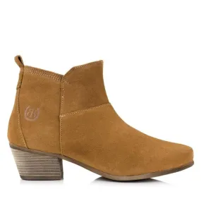 Roxy Suede Boots -Sand