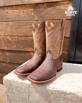 RUSTIC PYTHON | MEN SQUARE TOE WESTERN COWBOY BOOTS