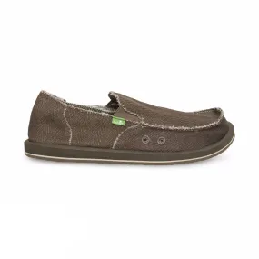 Sanuk Hemp Olive Shoes