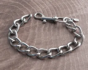 Shackle Smooth Chain Bracelet