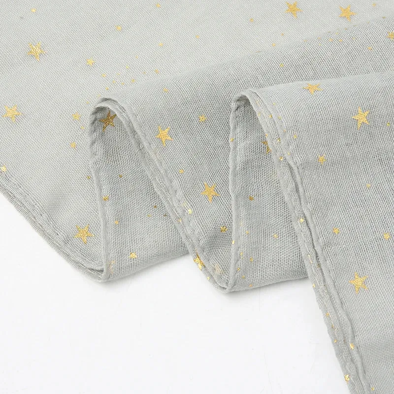 Shiny Star Cotton Hijab Scarf