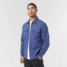 Smart Utility Overshirt | Blue