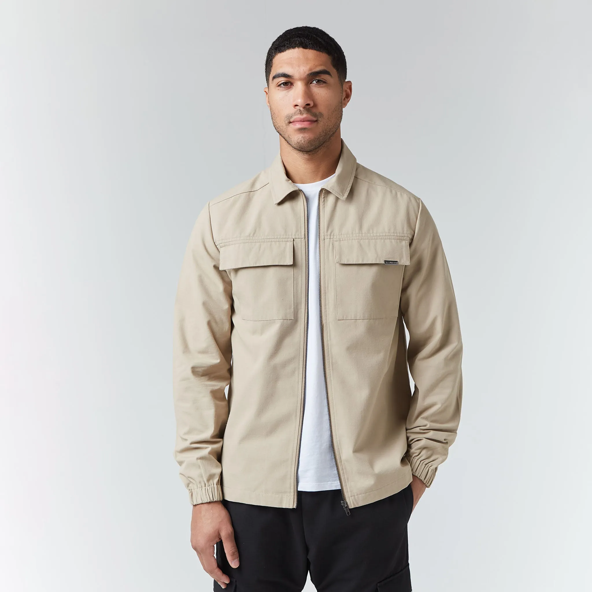 Smart Utility Overshirt | Sand