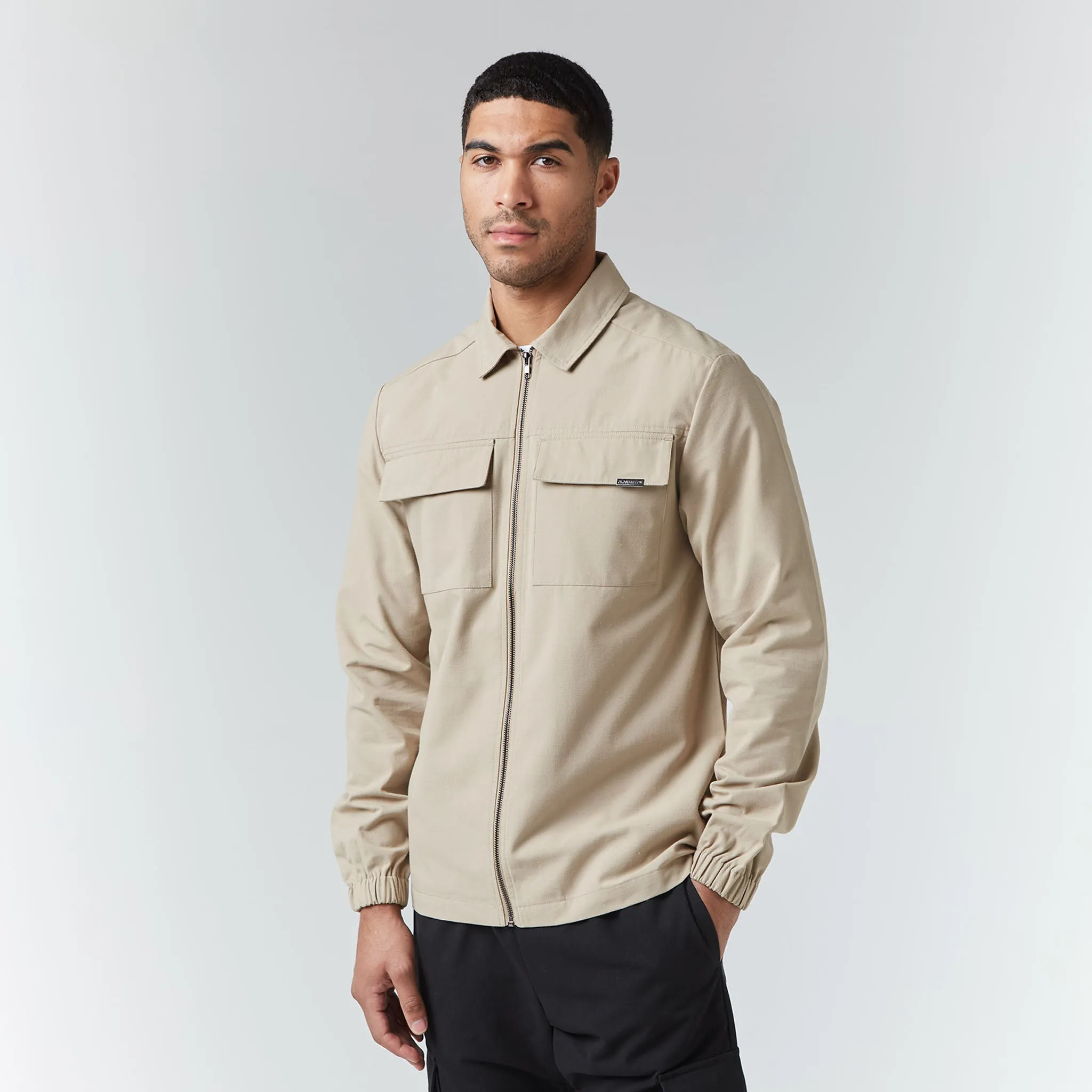 Smart Utility Overshirt | Sand