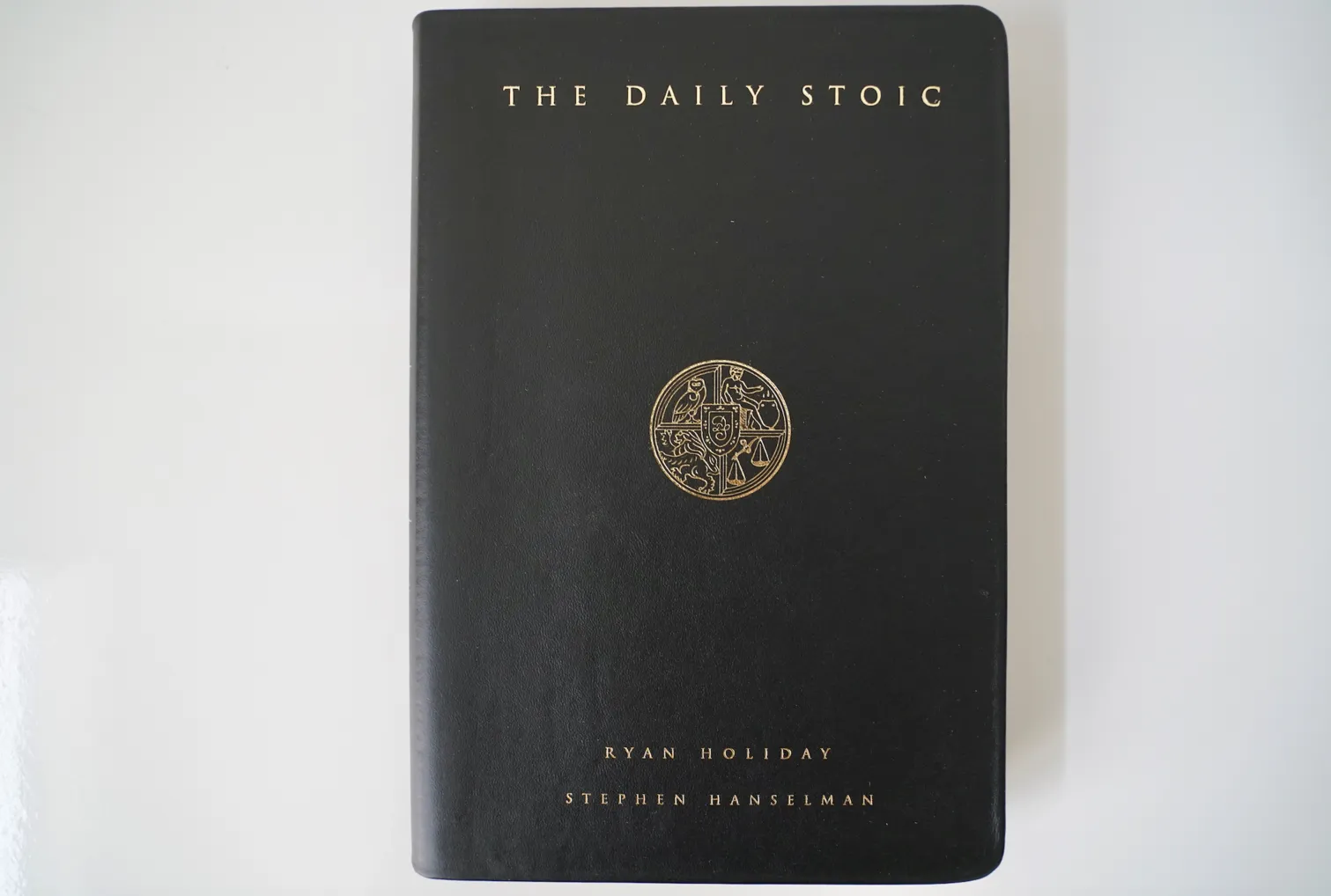 The Daily Stoic (leatherbound signed edition)