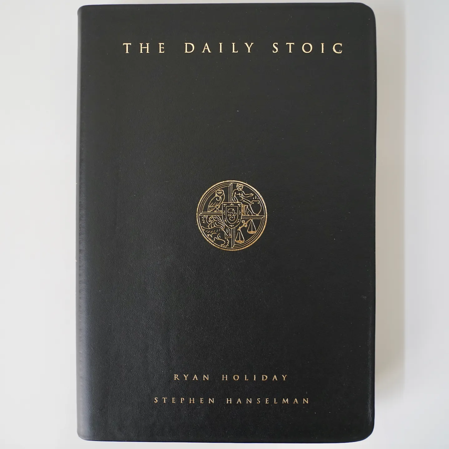 The Daily Stoic (leatherbound signed edition)