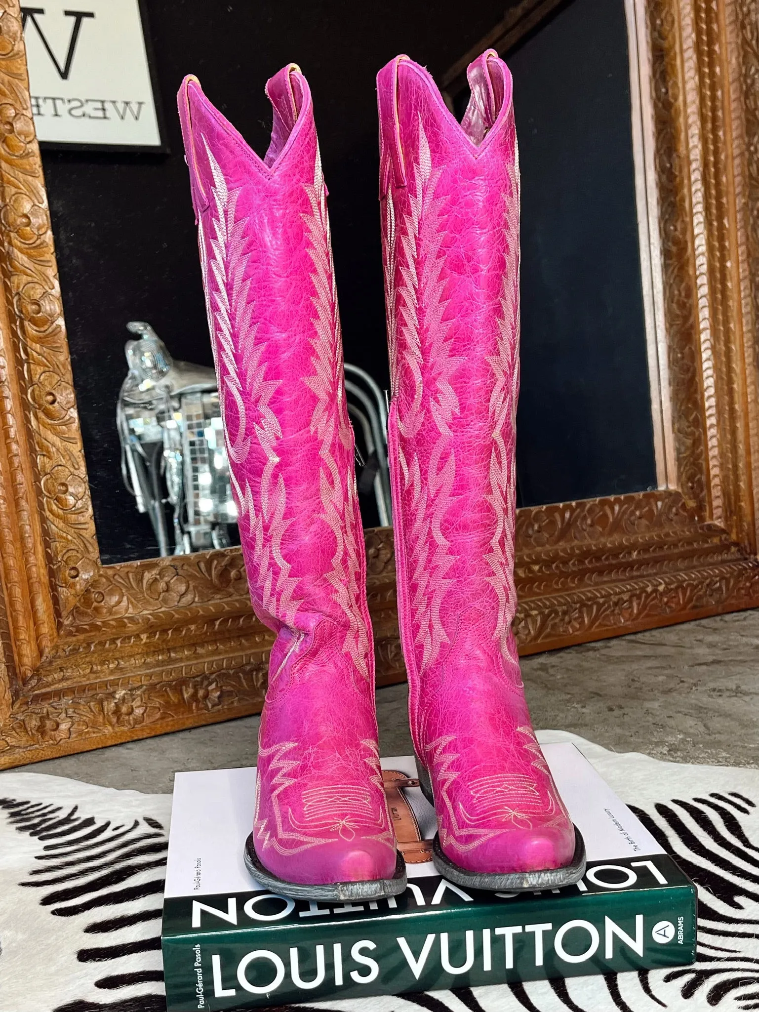 The Old Gringo Mayra Bis Boots in Pink