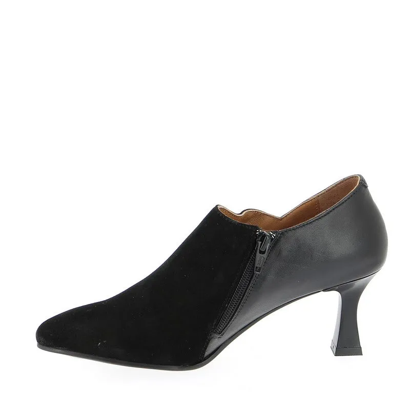 Thyme & Co Tenth Black Heeled Shoe Boot