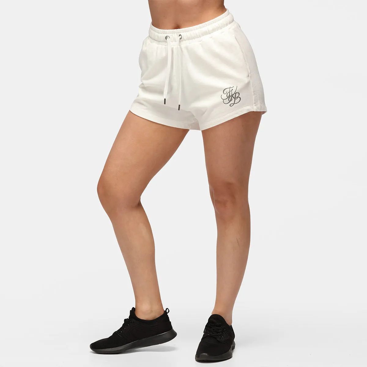 TKB Ivory Ladies Terry Shorts