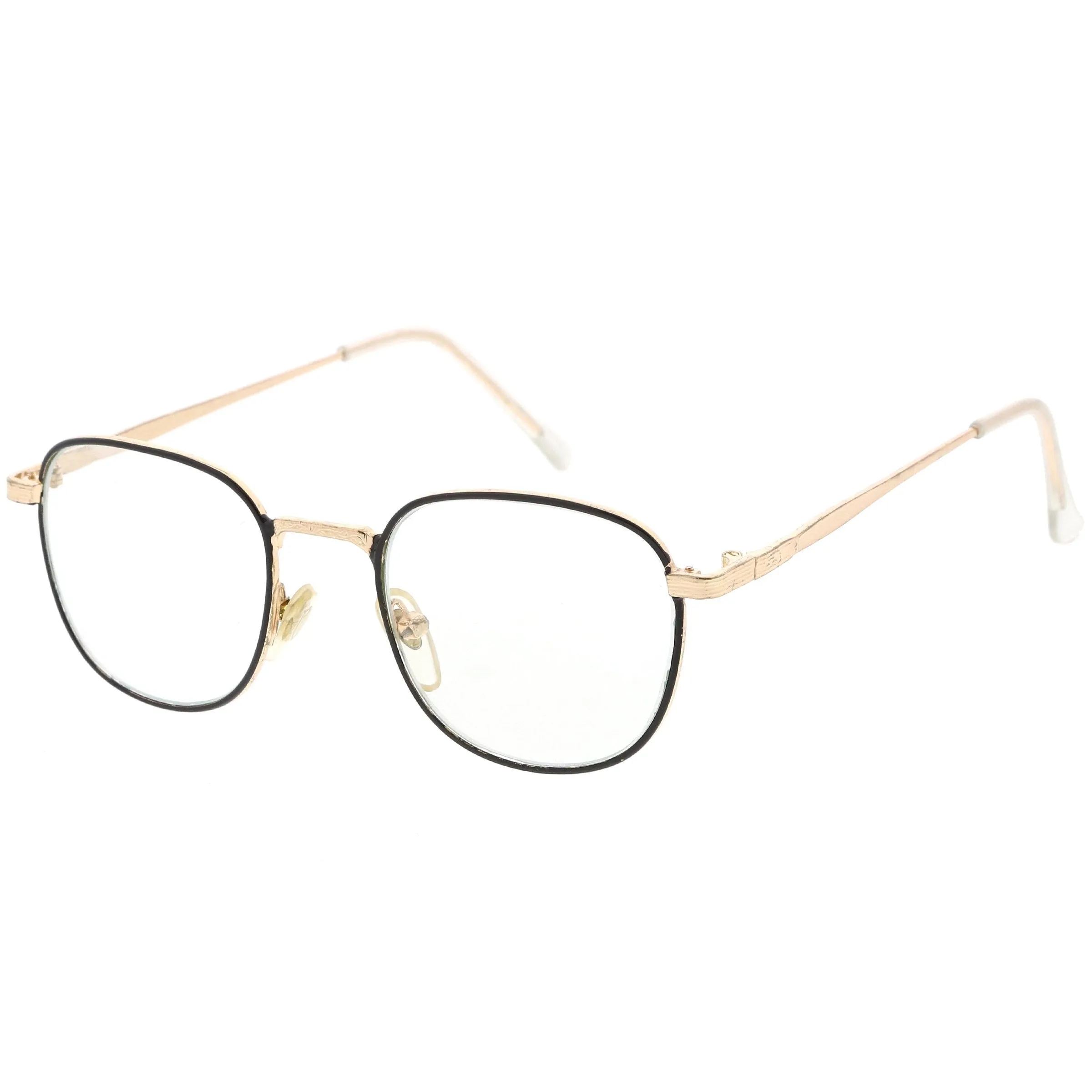 True Vintage Dapper Square Clear Lens Glasses