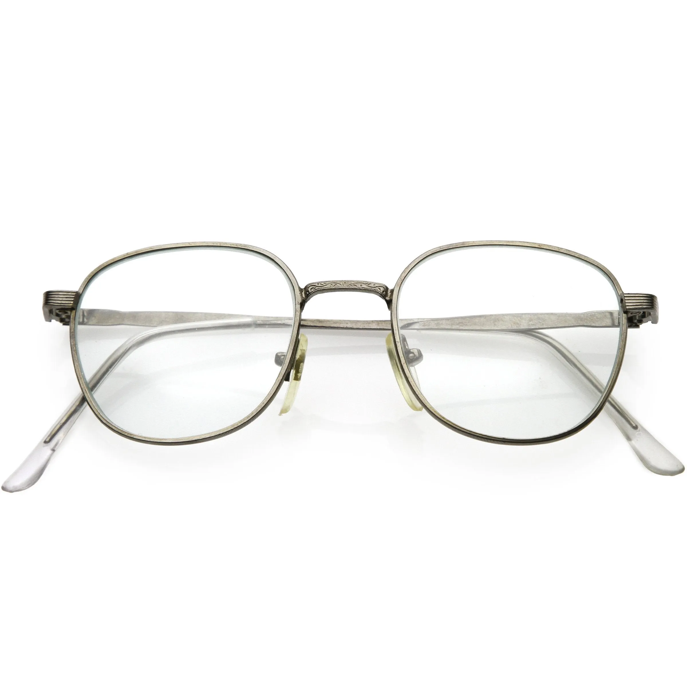 True Vintage Dapper Square Clear Lens Glasses