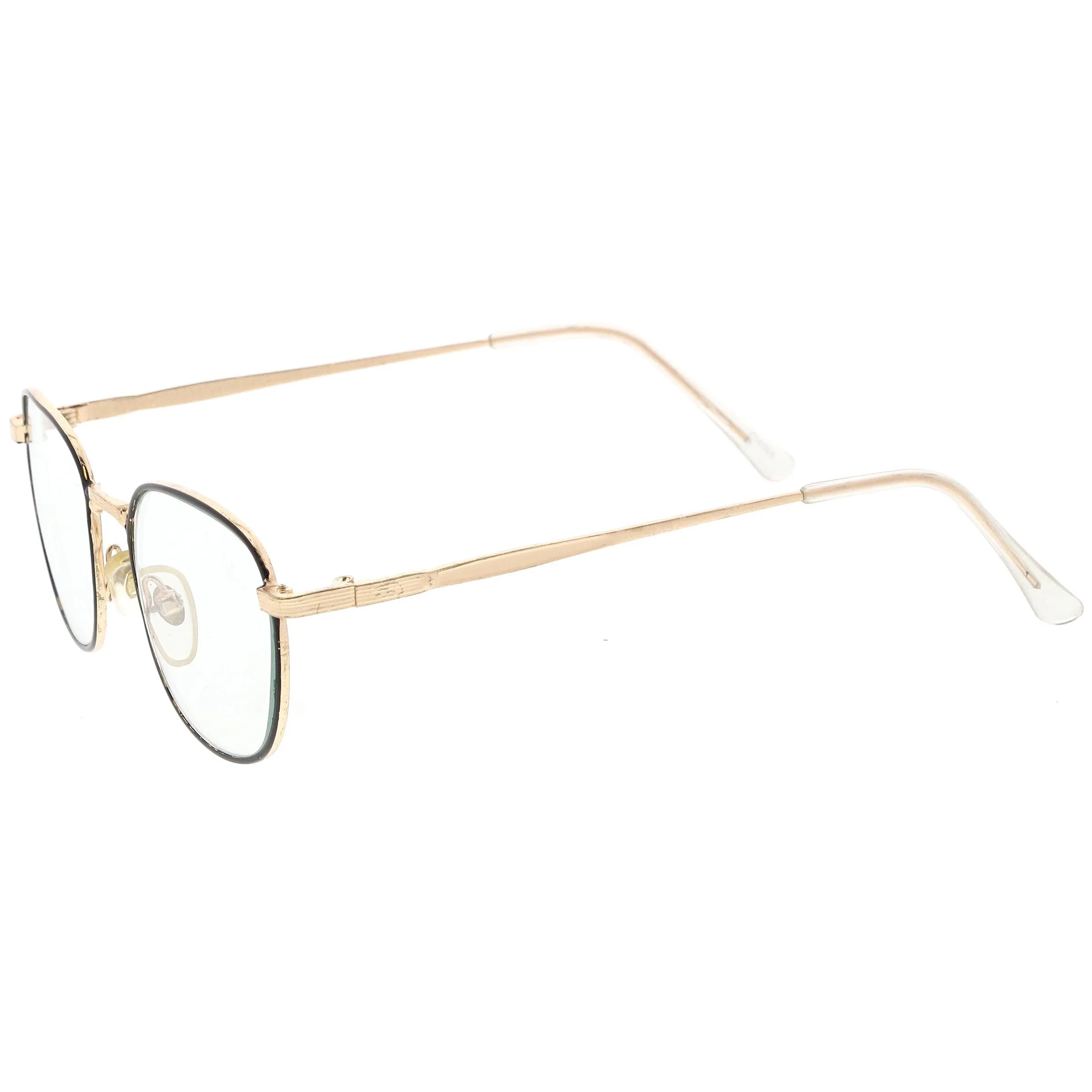 True Vintage Dapper Square Clear Lens Glasses