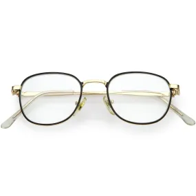 True Vintage Dapper Square Clear Lens Glasses