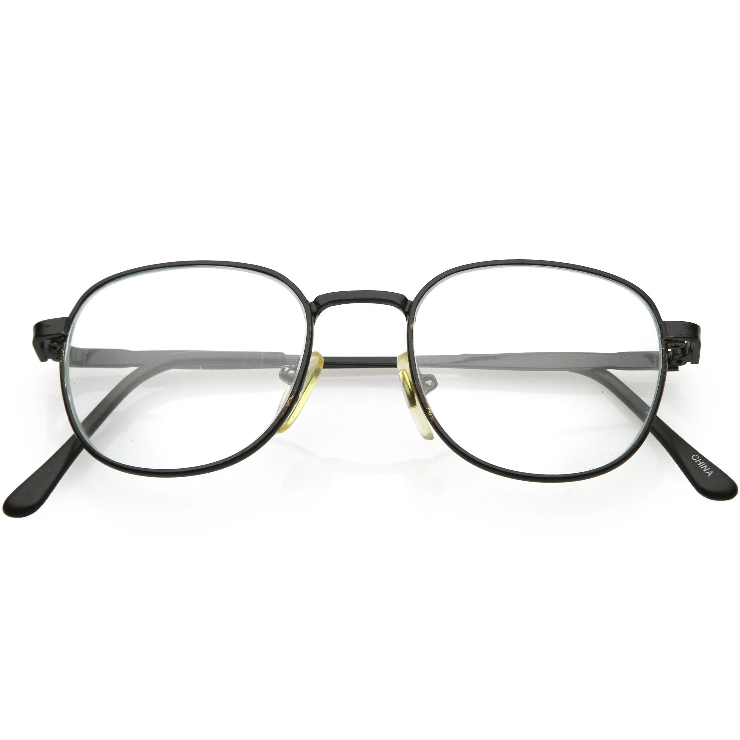 True Vintage Dapper Square Clear Lens Glasses