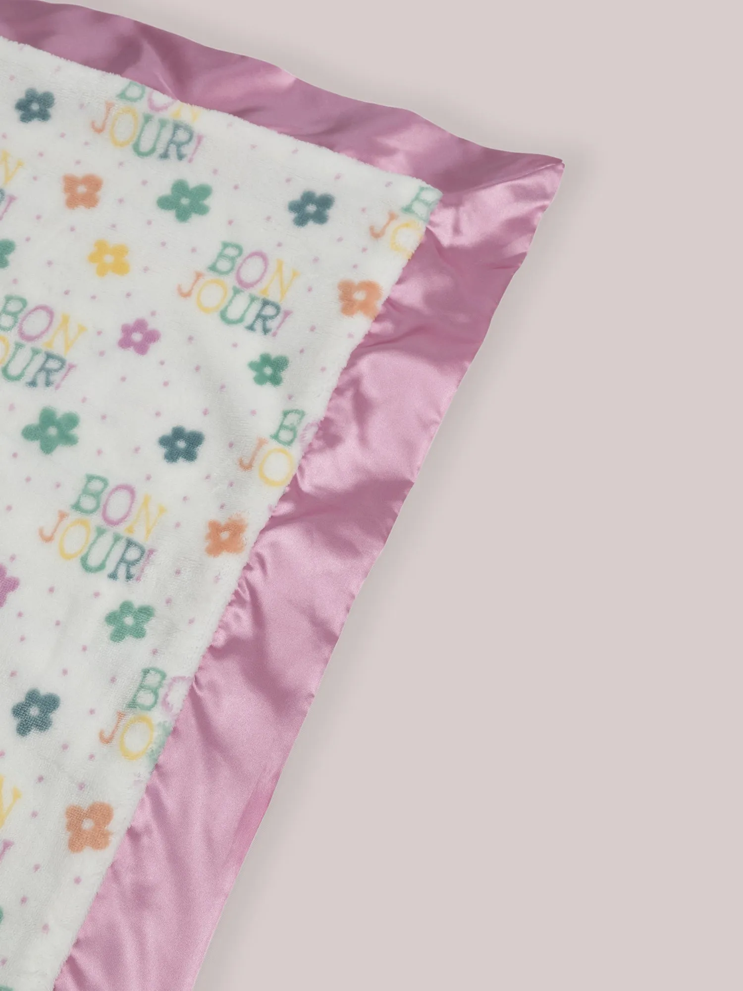 Ultra-Soft Thick Reversible Baby Blanket - Bonjour Bébé